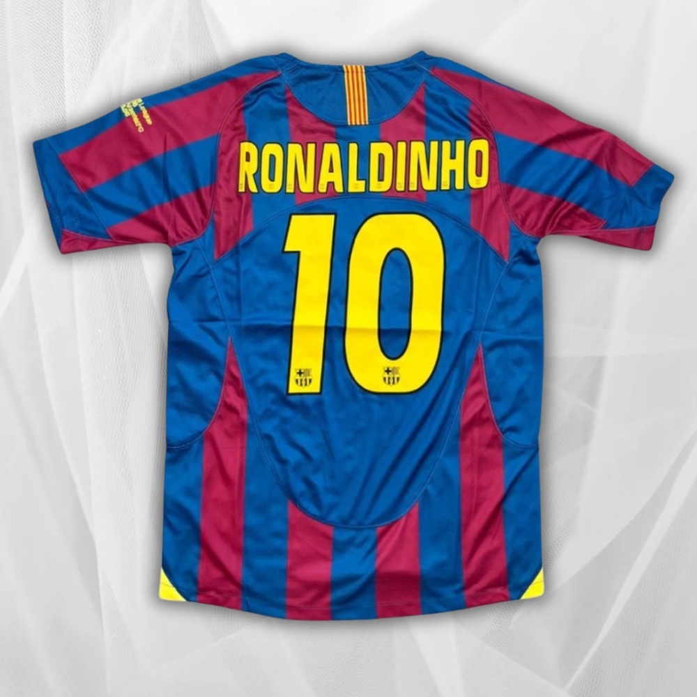 Ronaldinho Barcelona Soccer Jersey